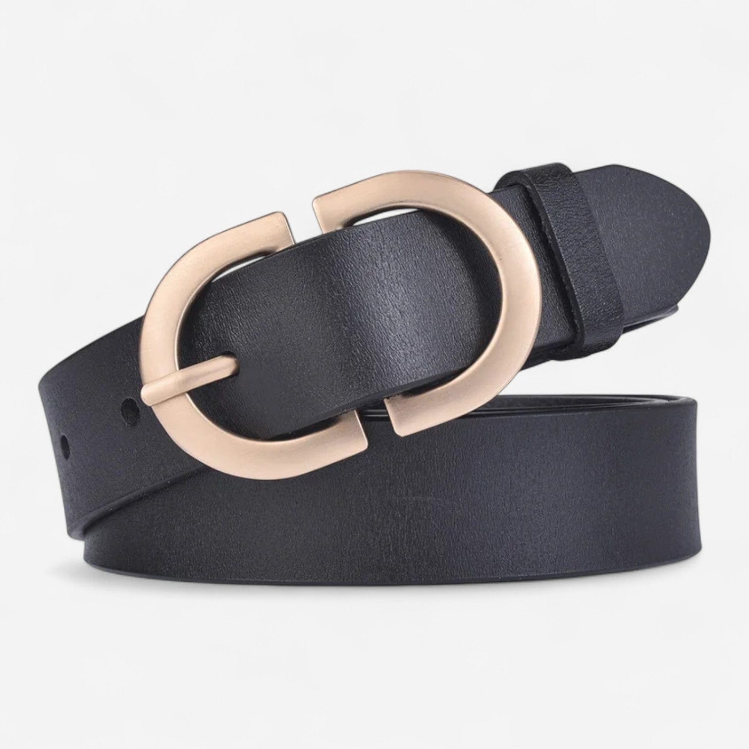 Maison de la Ceinture noir / 105cm Ceinture cuir femme - Aléna