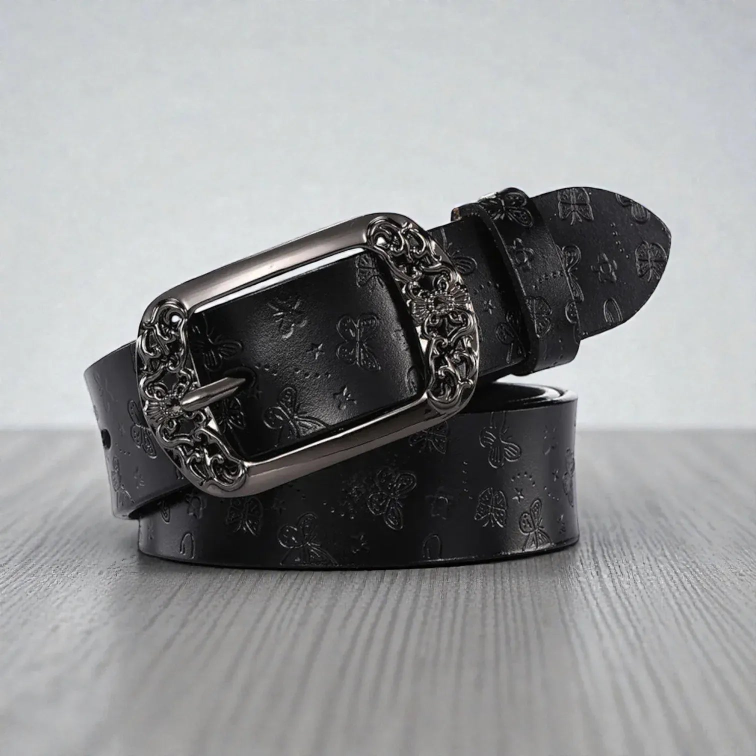 Maison de la Ceinture Noir / 105cm Ceinture cuir femme – Bellavya