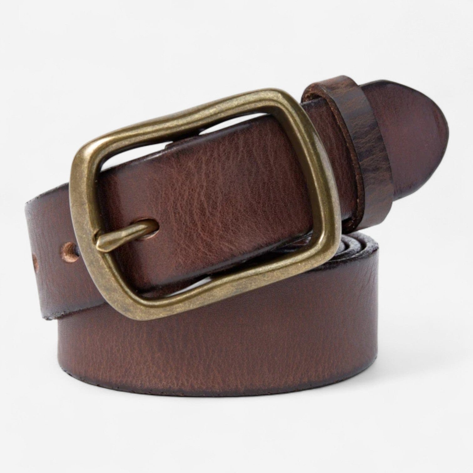 Maison de la Ceinture café / 105cm Ceinture cuir femme - Elior