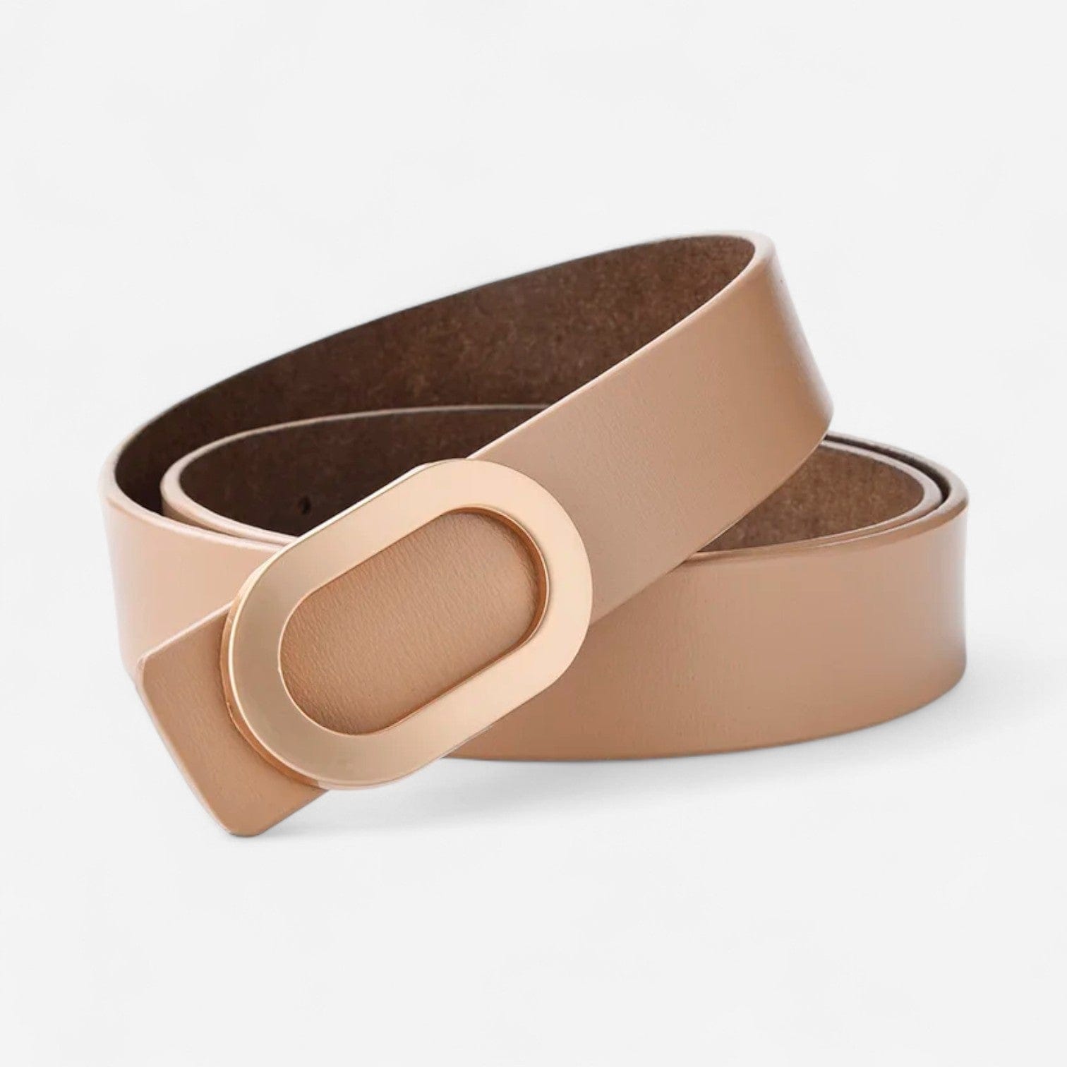 Maison de la Ceinture Beige / 95cm Ceinture cuir femme - Elora