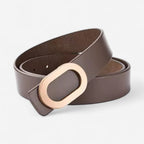 Maison de la Ceinture Marron / 95cm Ceinture cuir femme - Elora