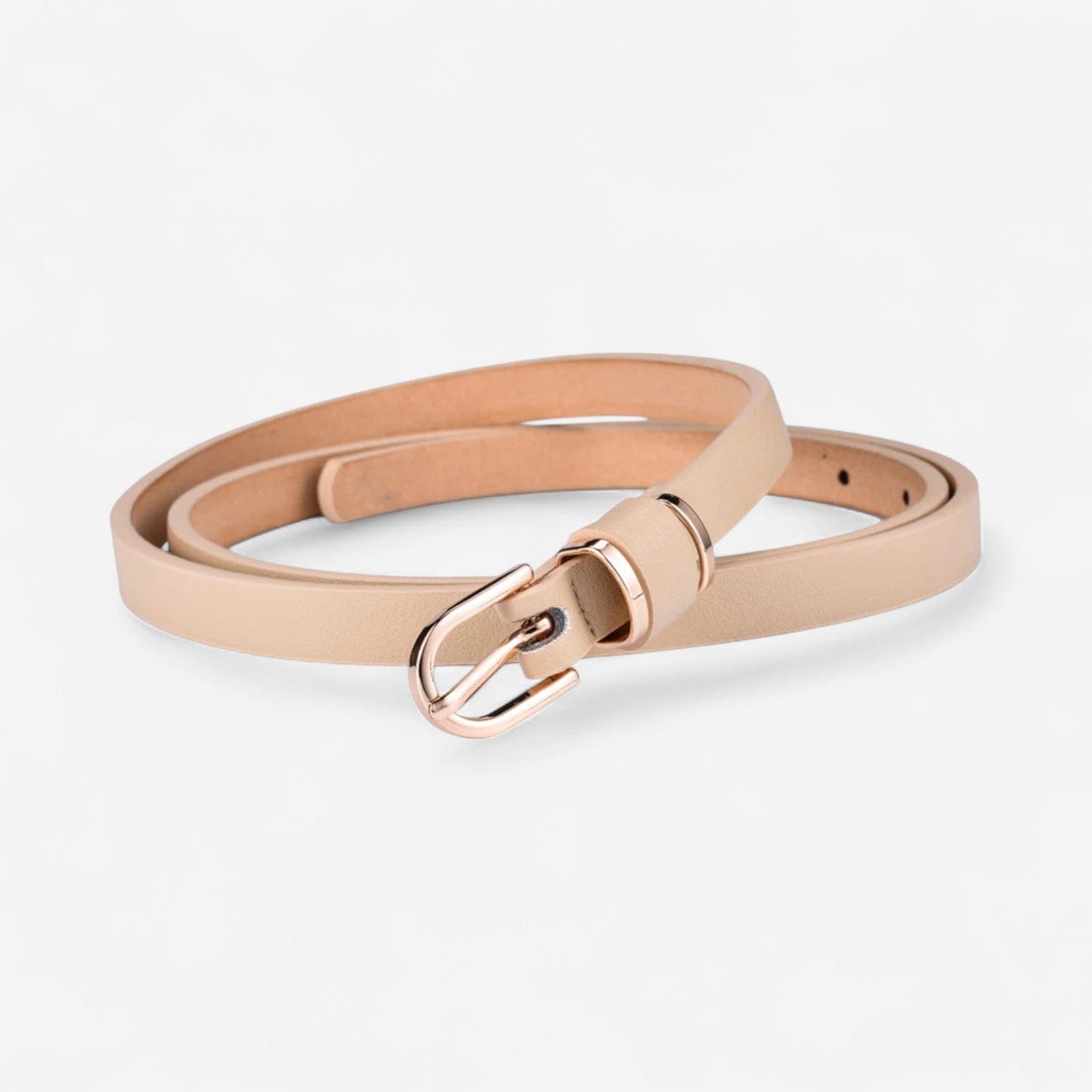 Maison de la Ceinture Beige / 80cm Ceinture cuir femme - Eloria