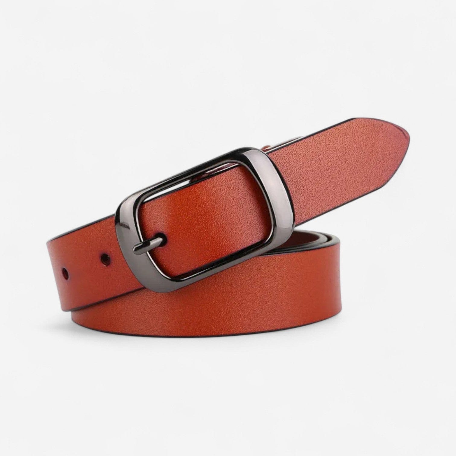 Maison de la Ceinture Cognac / 105cm Ceinture Cuir Femme – Elvya