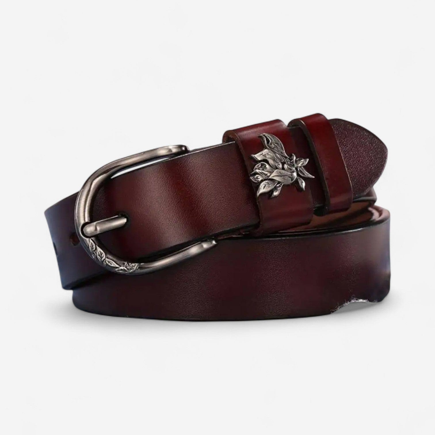 Maison de la Ceinture Café / 95cm Ceinture cuir femme – Elyra