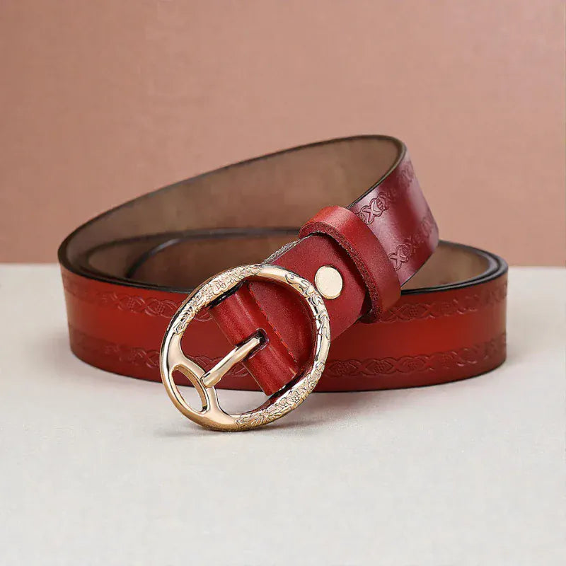 Maison de la Ceinture Rouge / 100cm Ceinture cuir femme – Floréna