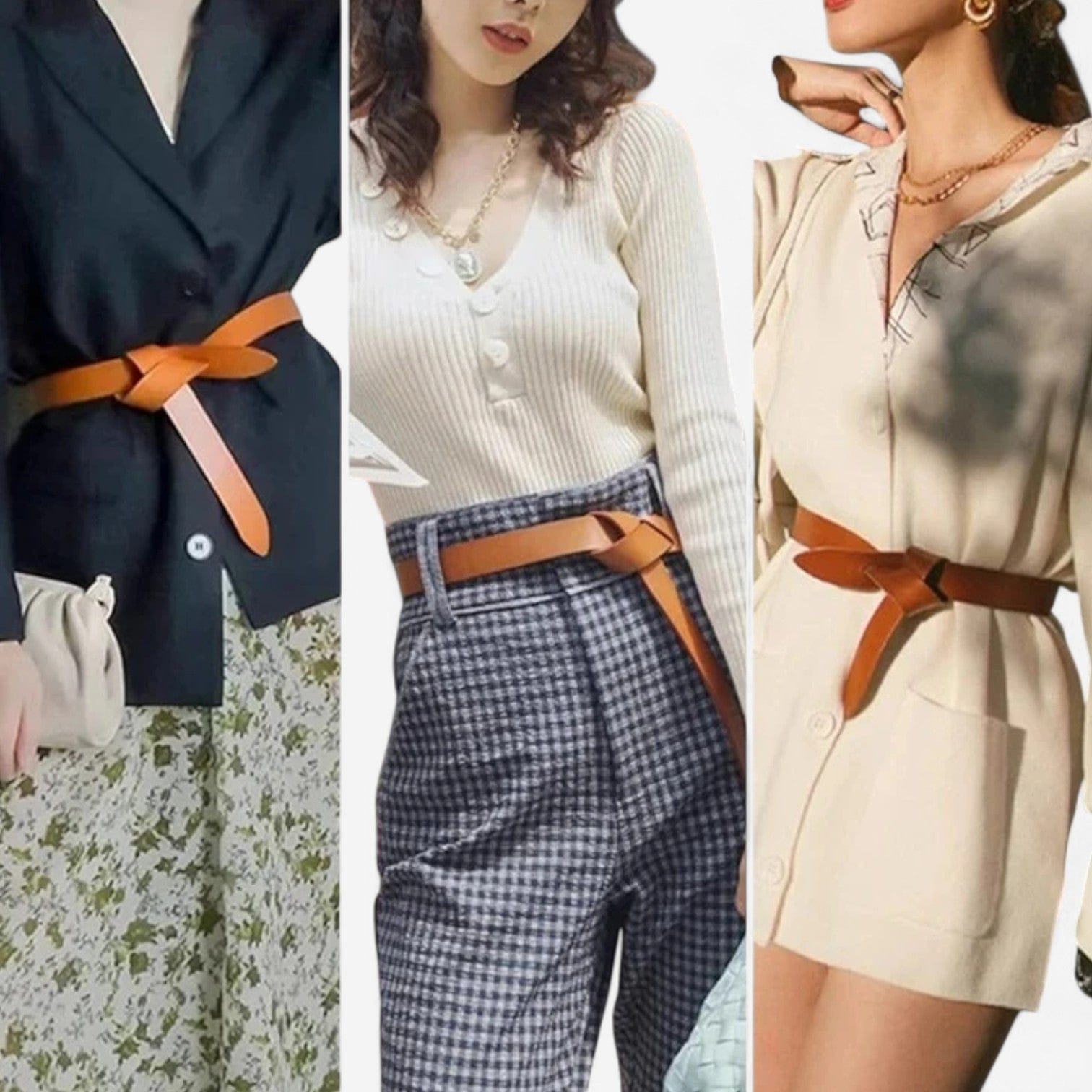 Maison de la Ceinture Ceinture cuir femme – Ilyana