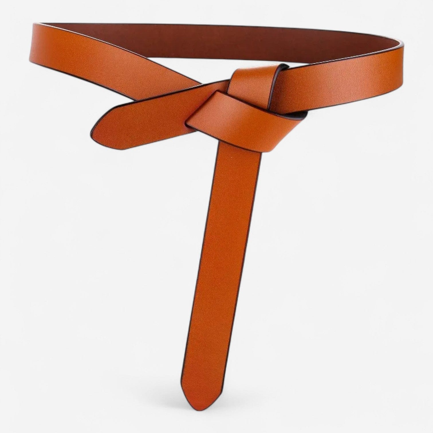 Maison de la Ceinture Cognac / 120cm Ceinture cuir femme – Ilyana