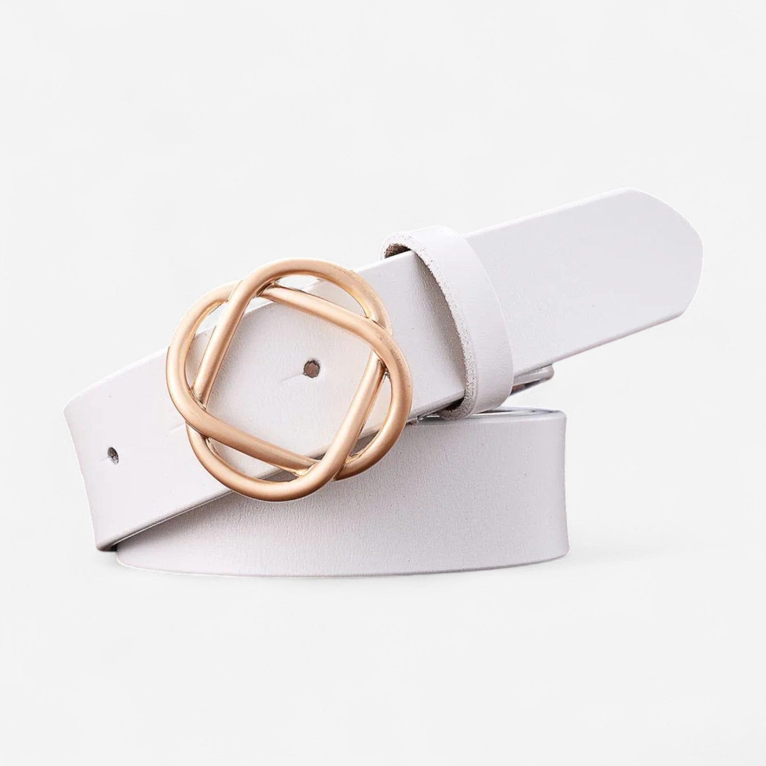 Maison de la Ceinture Blanc / 100cm Ceinture cuir femme – Lioren