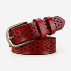 Maison de la Ceinture Bordeaux / 95cm Ceinture cuir femme – Loriane