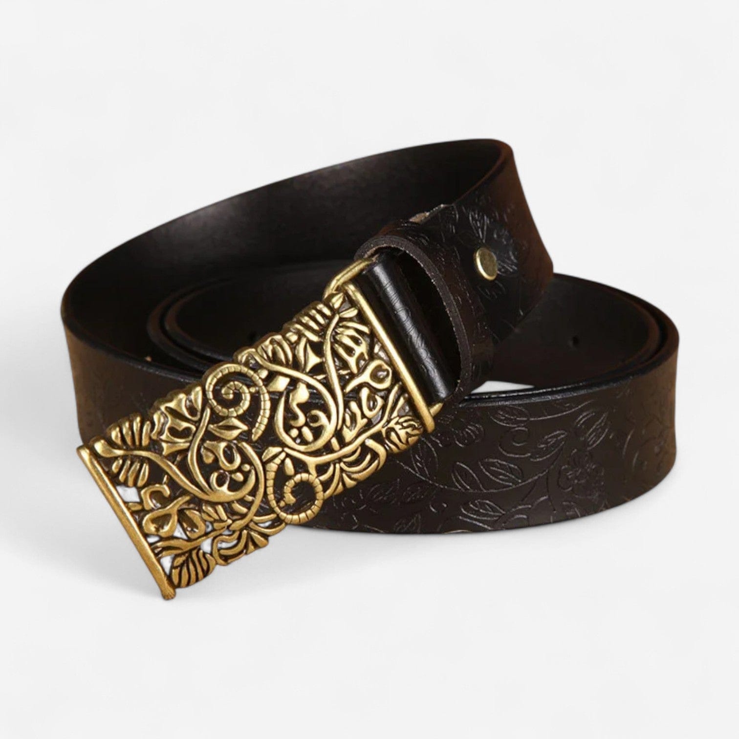 Maison de la Ceinture noir / 95cm Ceinture cuir femme – Loryn