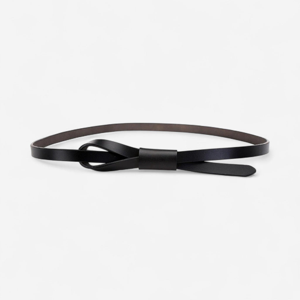Maison de la Ceinture Noir / 100cm Ceinture cuir femme – Lunea