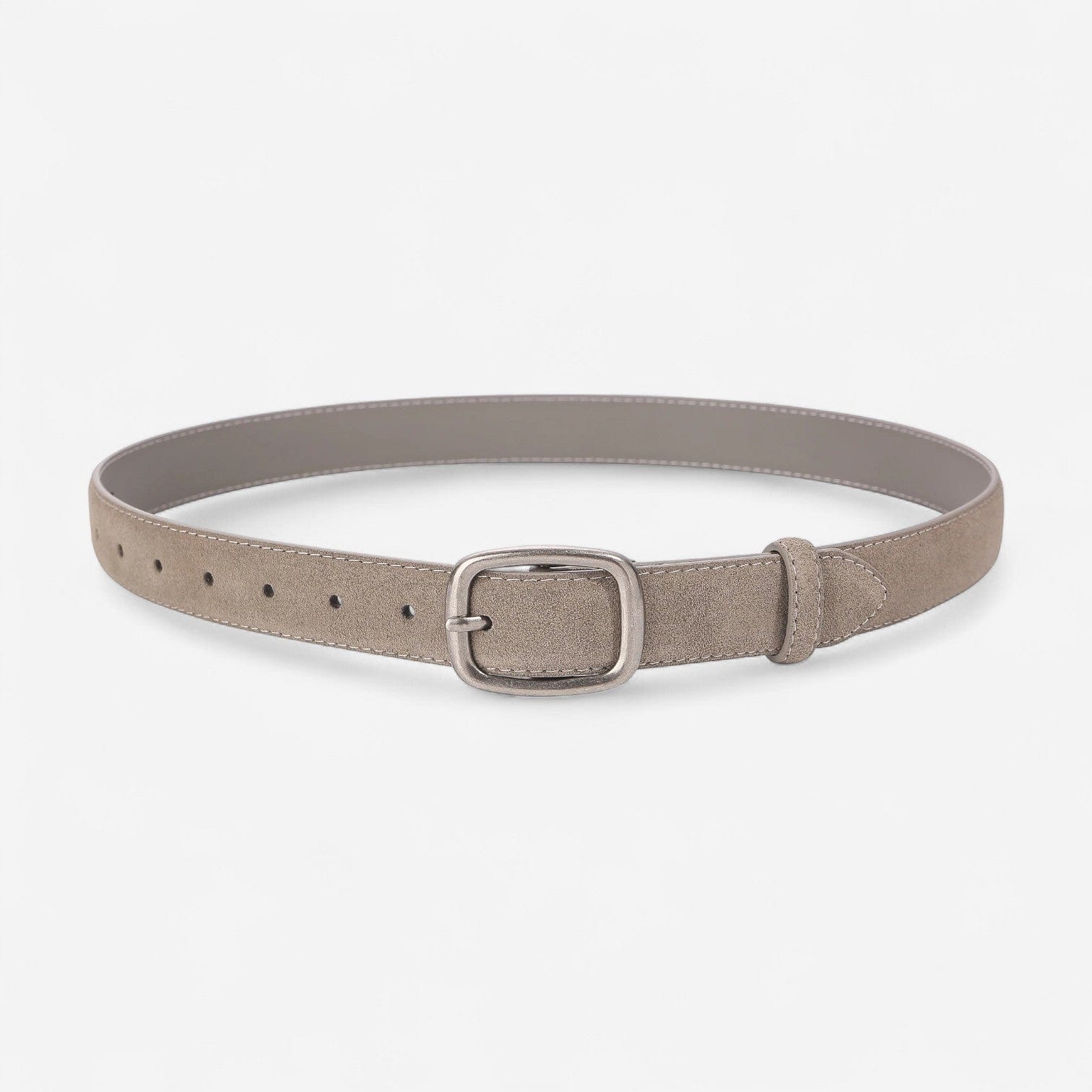 Maison de la Ceinture Gris - Argent / 100cm Ceinture cuir femme – Marlen