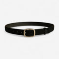 Maison de la Ceinture Noir - Argent / 100cm Ceinture cuir femme – Marlen