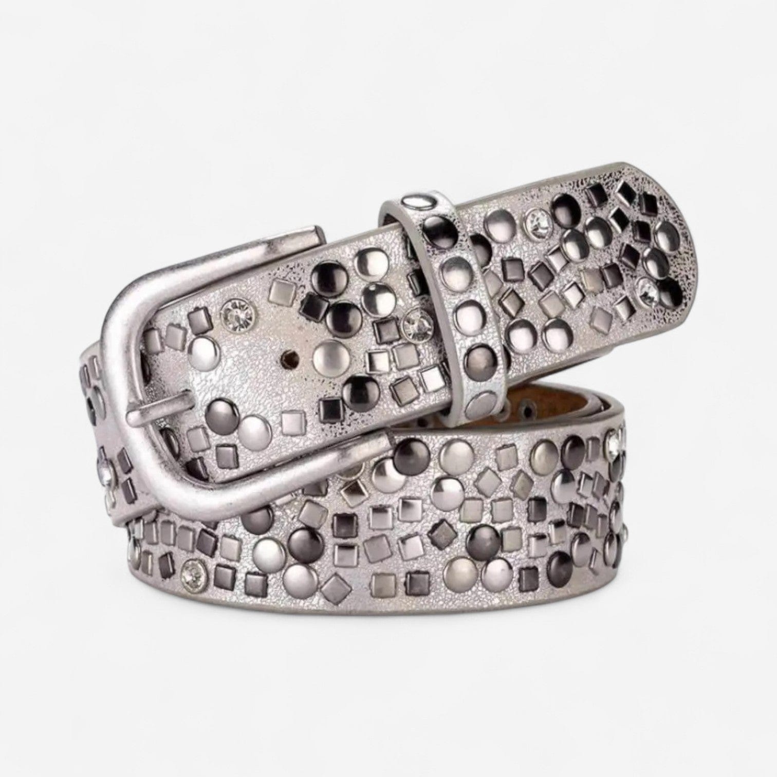 Maison de la Ceinture Blanc / 95cm Ceinture cuir femme - Narelia