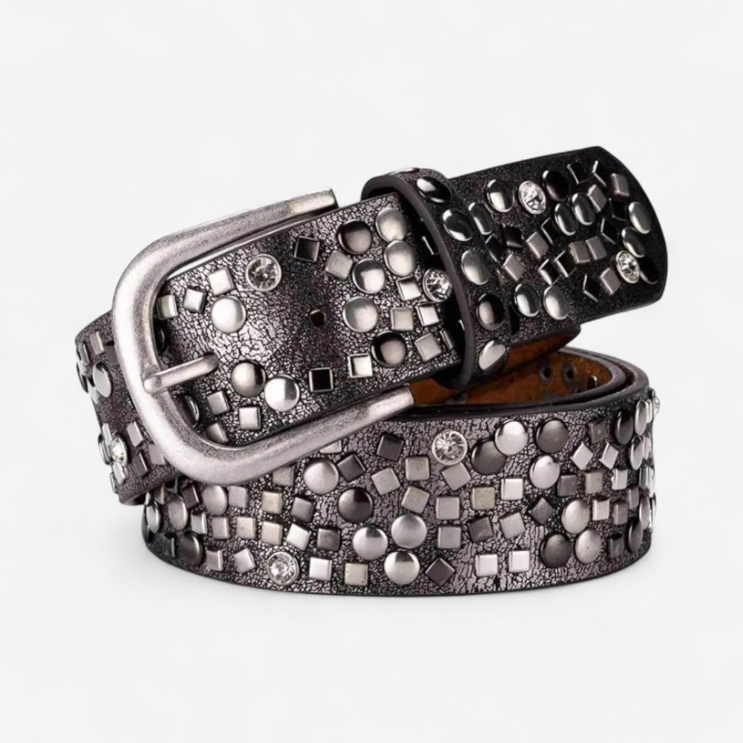 Maison de la Ceinture Gris / 95cm Ceinture cuir femme - Narelia