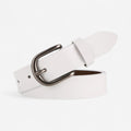 Maison de la Ceinture Blanc / 105cm Ceinture cuir femme – Naylen