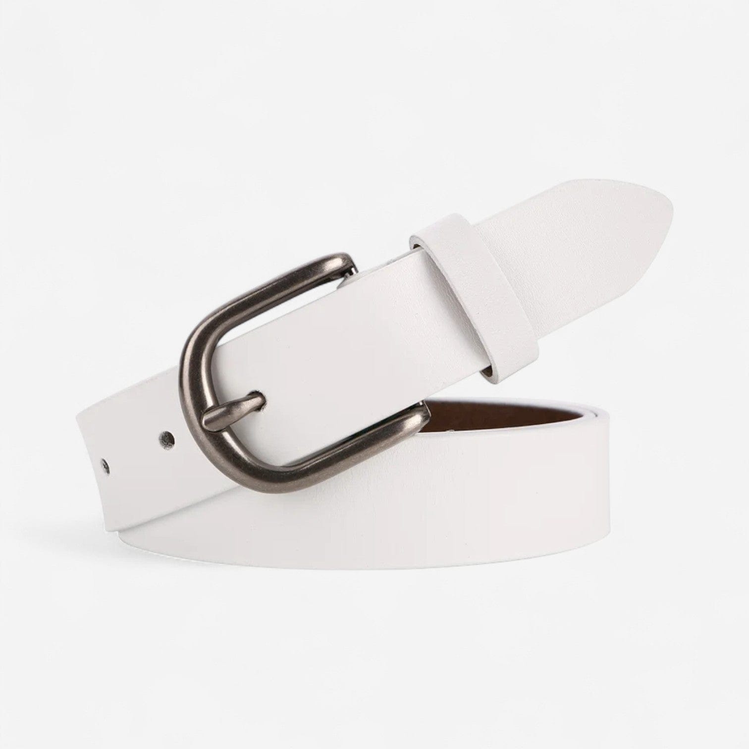 Maison de la Ceinture Blanc / 105cm Ceinture cuir femme – Naylen