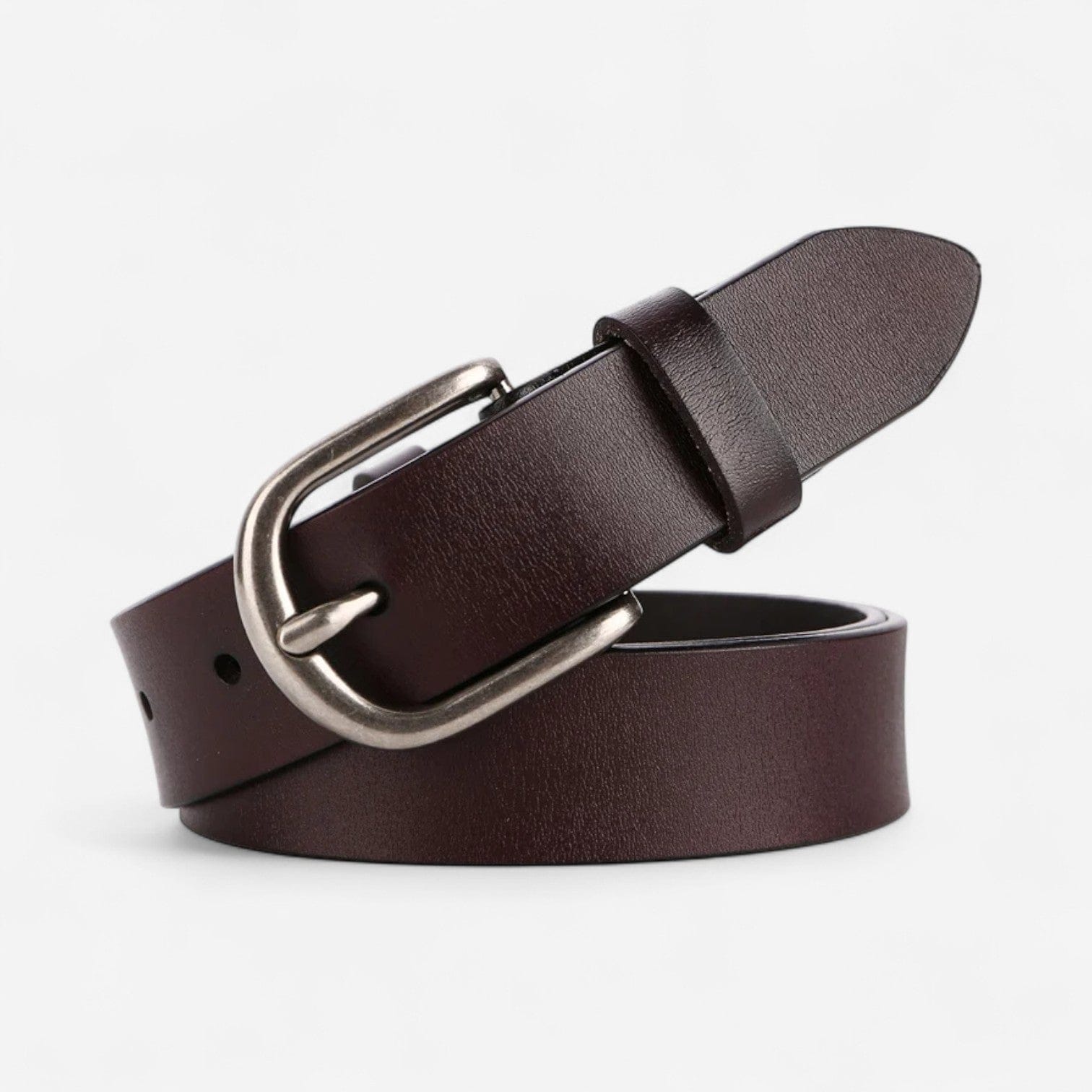 Maison de la Ceinture Café / 105cm Ceinture cuir femme – Naylen