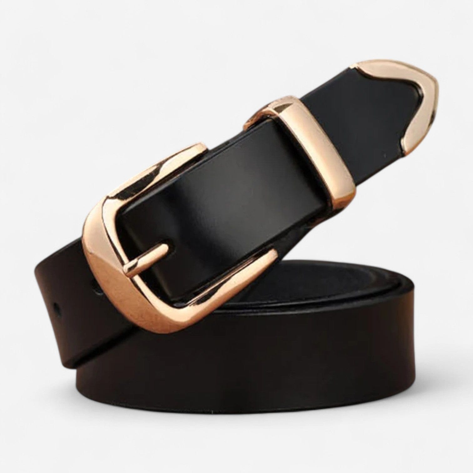 Maison de la Ceinture noir / 95cm Ceinture cuir femme - Nelya