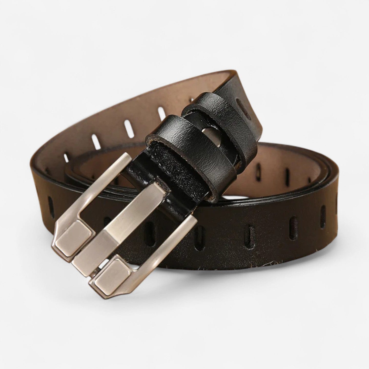 Maison de la Ceinture Noir / 105cm Ceinture cuir femme – Rivolta