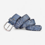 Maison de la Ceinture Bleu / 95cm Ceinture Cuir Femme – Stella