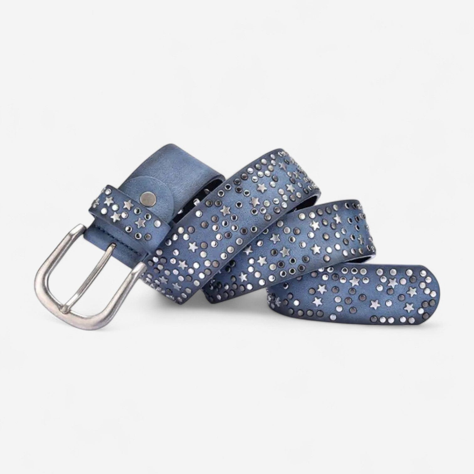 Maison de la Ceinture Bleu / 95cm Ceinture Cuir Femme – Stella