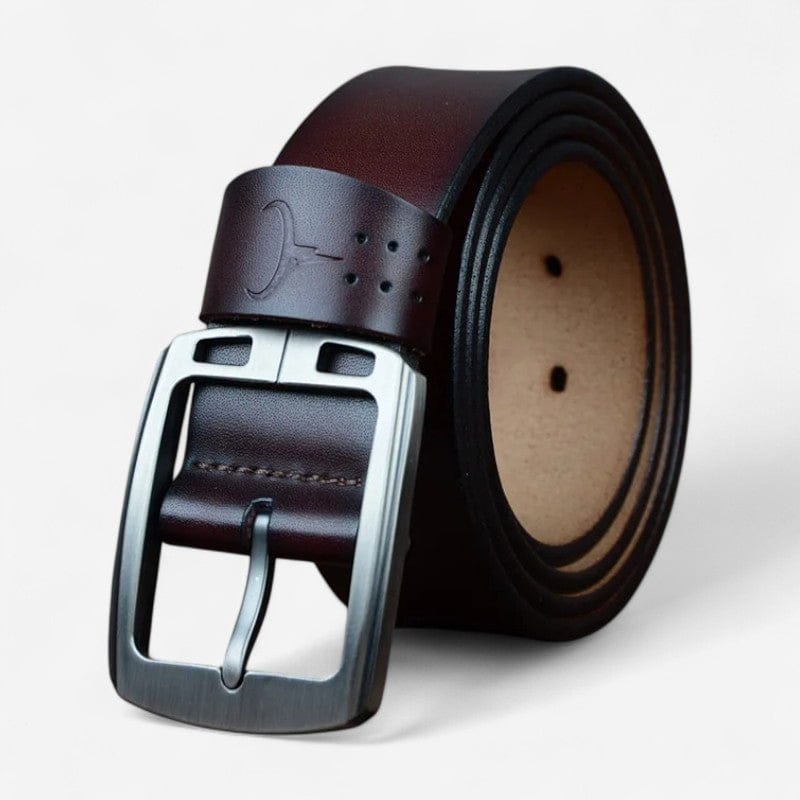 Maison de la Ceinture Café / 100cm Ceinture cuir homme - Arvion