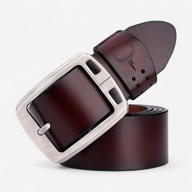 Ceinture cuir noir sport doublé cuir - Bottier Metzger Ceinture cuir noir sport doublé cuir - Bottier Metzger