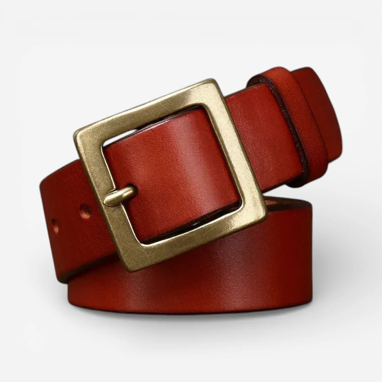 Maison de la Ceinture Marron rougeâtre / 105cm Ceinture cuir homme – Boravian