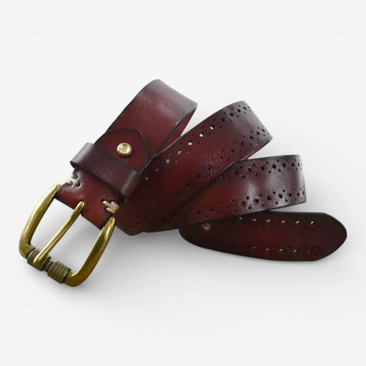 Maison de la Ceinture Marron rougeâtre / 105cm Ceinture cuir homme – Bravino