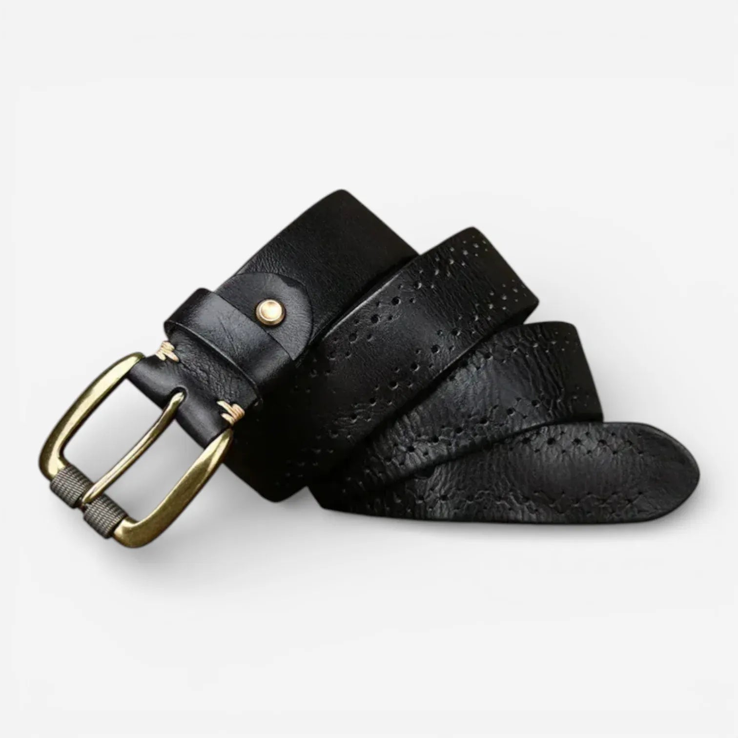 Maison de la Ceinture Noir / 105cm Ceinture cuir homme – Bravino