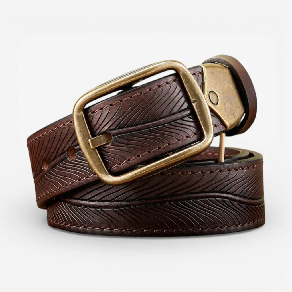 Maison de la Ceinture Café / 105cm Ceinture cuir homme – Bravorn