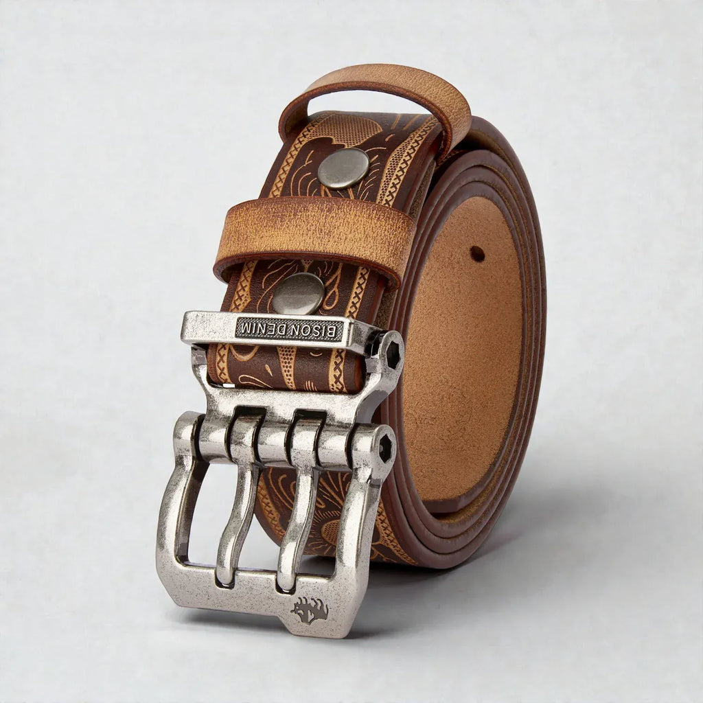 Maison de la Ceinture Marron / 105cm Ceinture cuir homme - Breador