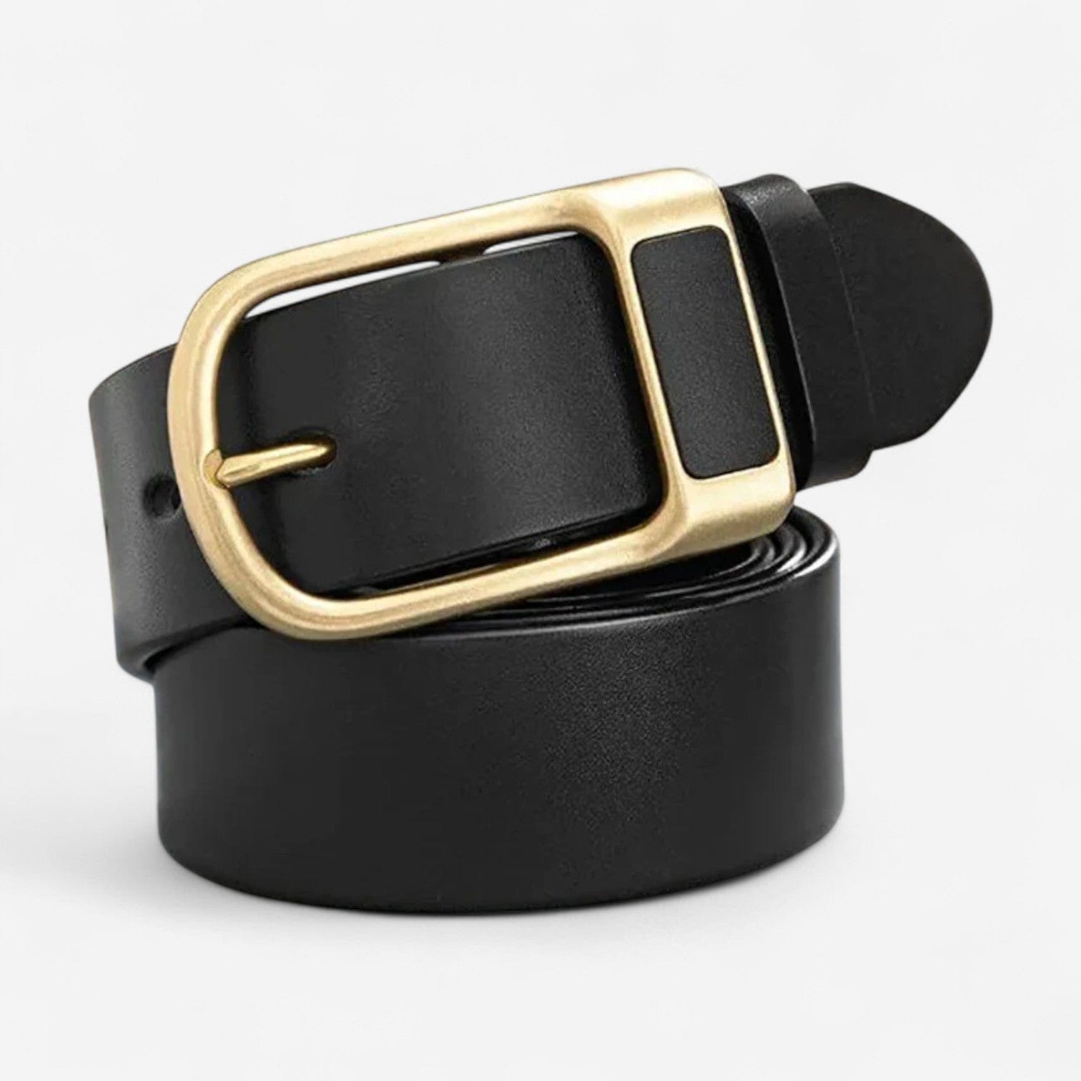 Maison de la Ceinture Noir - Or / 100cm Ceinture cuir homme – Dario