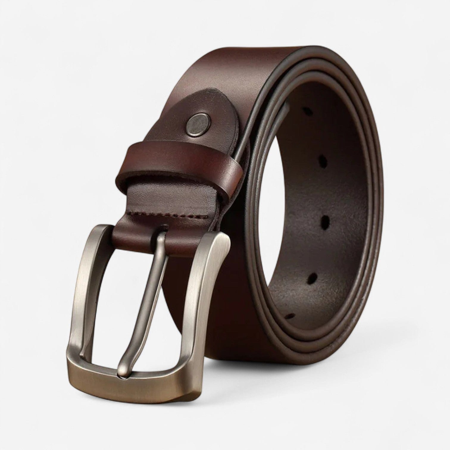 Maison de la Ceinture Café / 110cm Ceinture cuir homme - Davren
