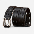 Maison de la Ceinture Noir 3.8cm / 105cm Ceinture cuir homme – Edran