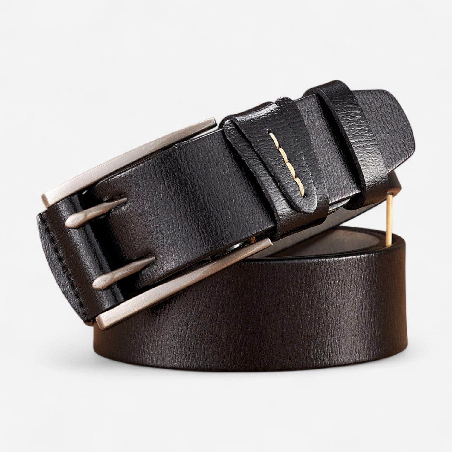 Maison de la Ceinture Noir 4cm / 105cm Ceinture cuir homme – Edran