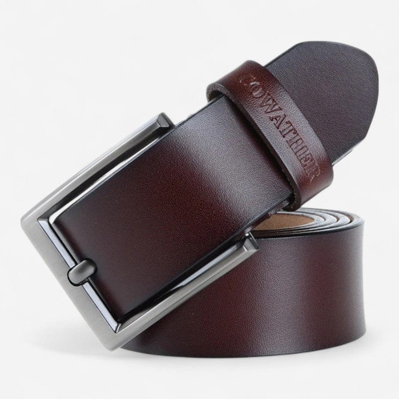 Maison de la Ceinture café / 100cm Ceinture cuir homme - Goran