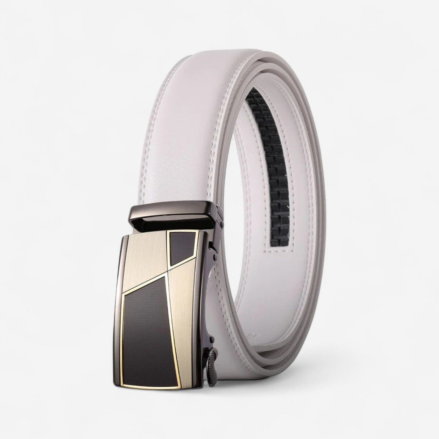 Maison de la Ceinture Blanc / 110cm Ceinture cuir homme - Hadrik