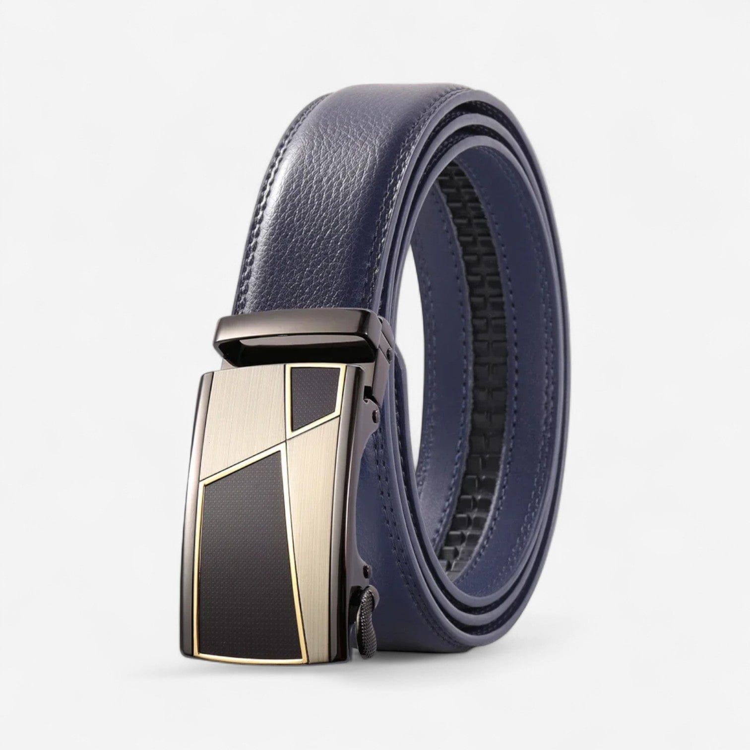Maison de la Ceinture Bleu Marine / 110cm Ceinture cuir homme - Hadrik