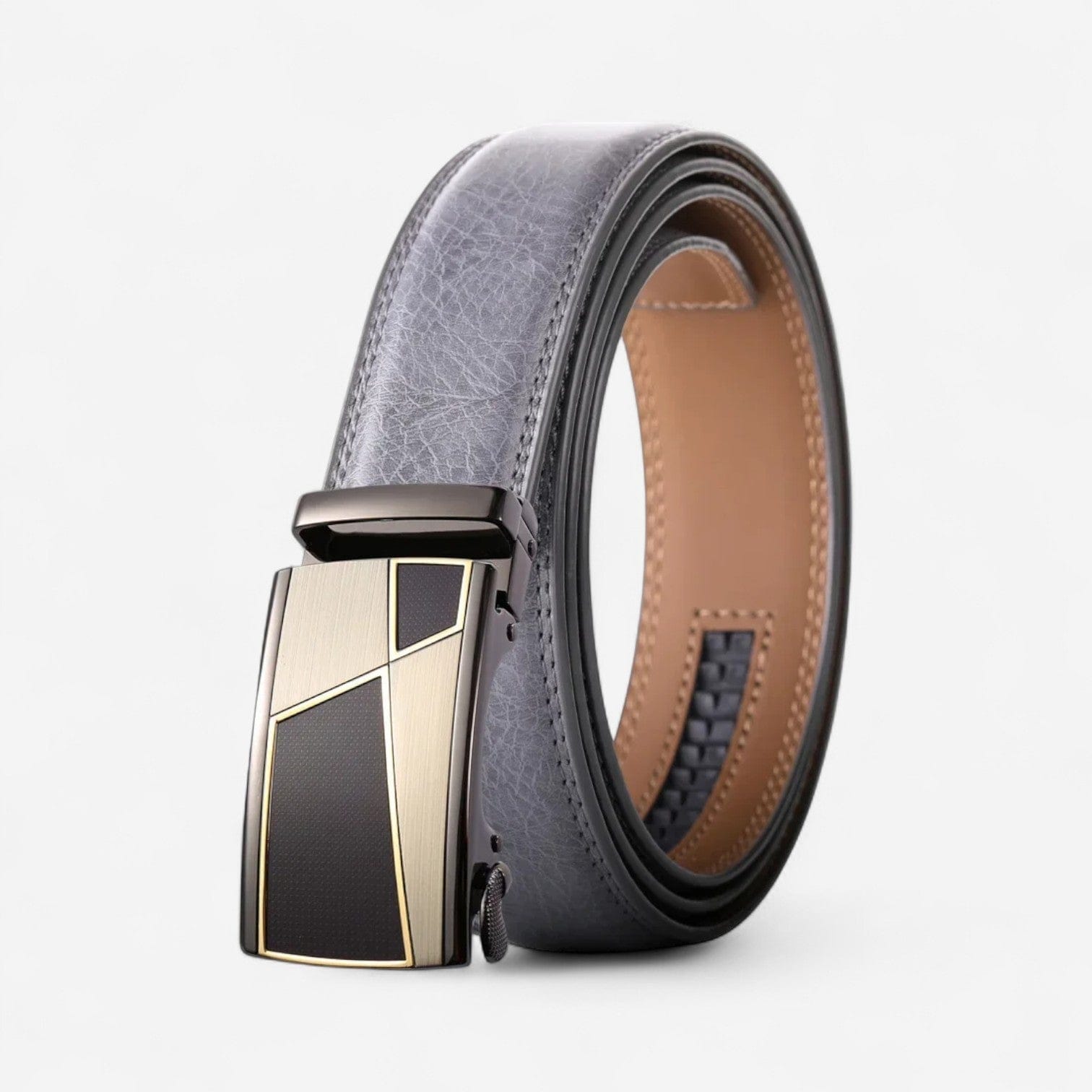 Maison de la Ceinture Gris / 110cm Ceinture cuir homme - Hadrik