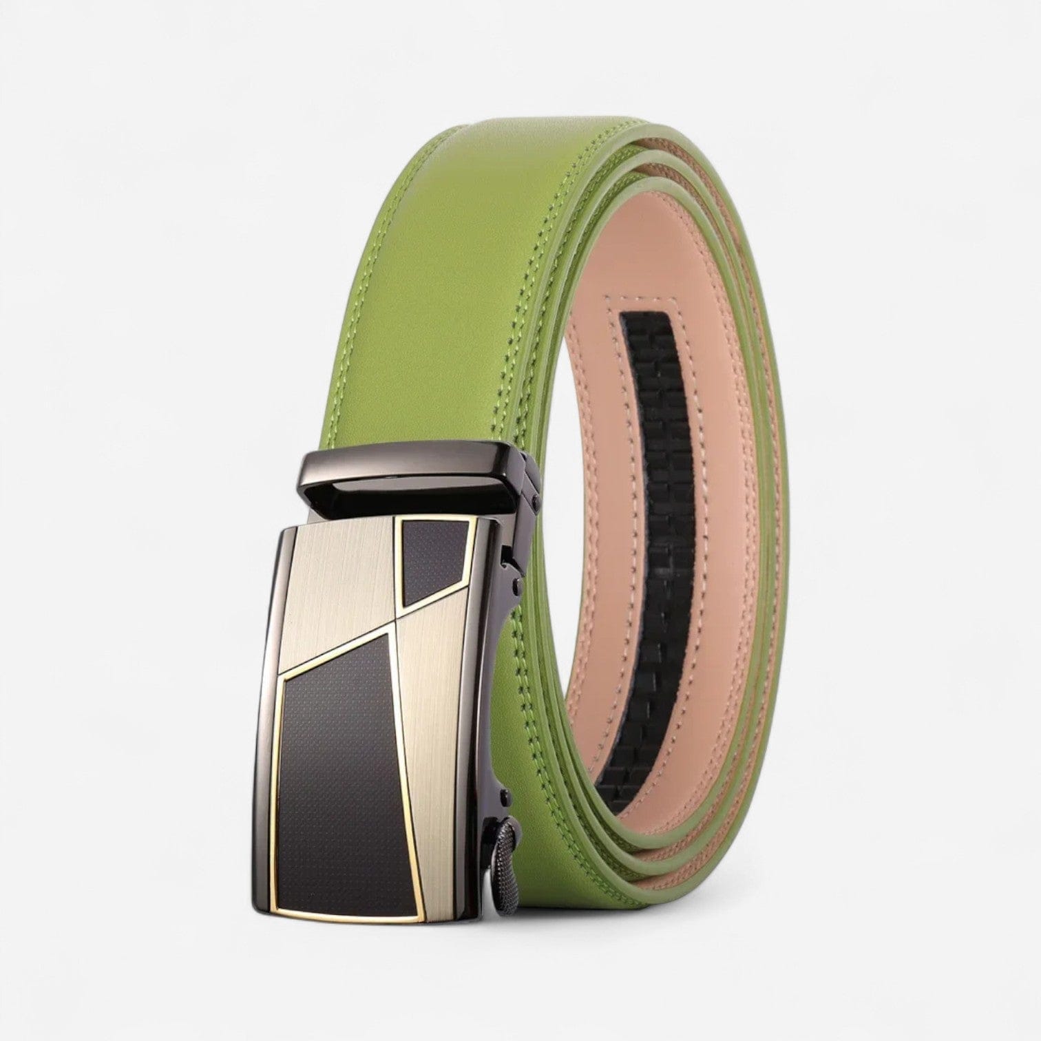 Maison de la Ceinture Vert / 110cm Ceinture cuir homme - Hadrik