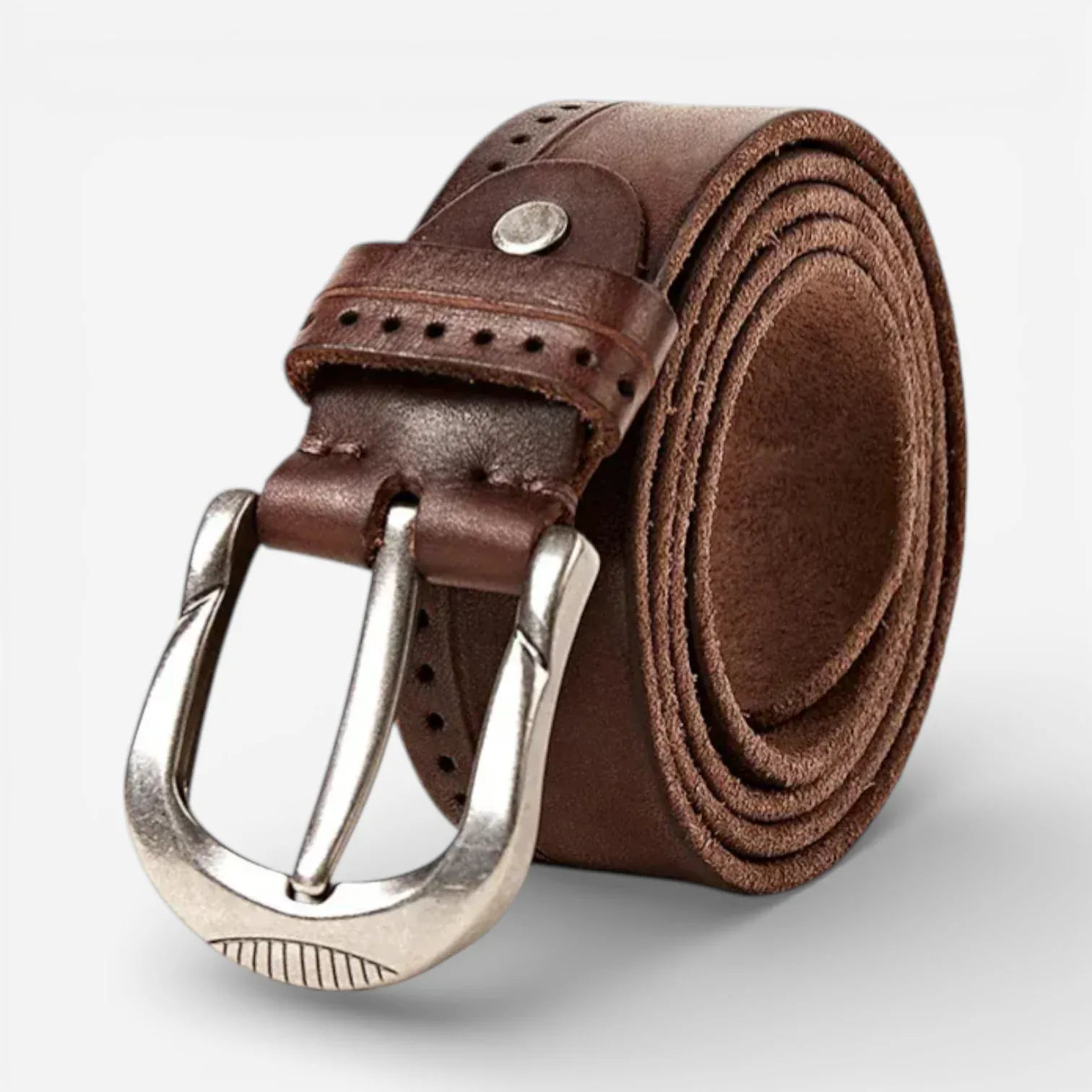 Maison de la Ceinture Café / 105cm Ceinture cuir homme – Harven