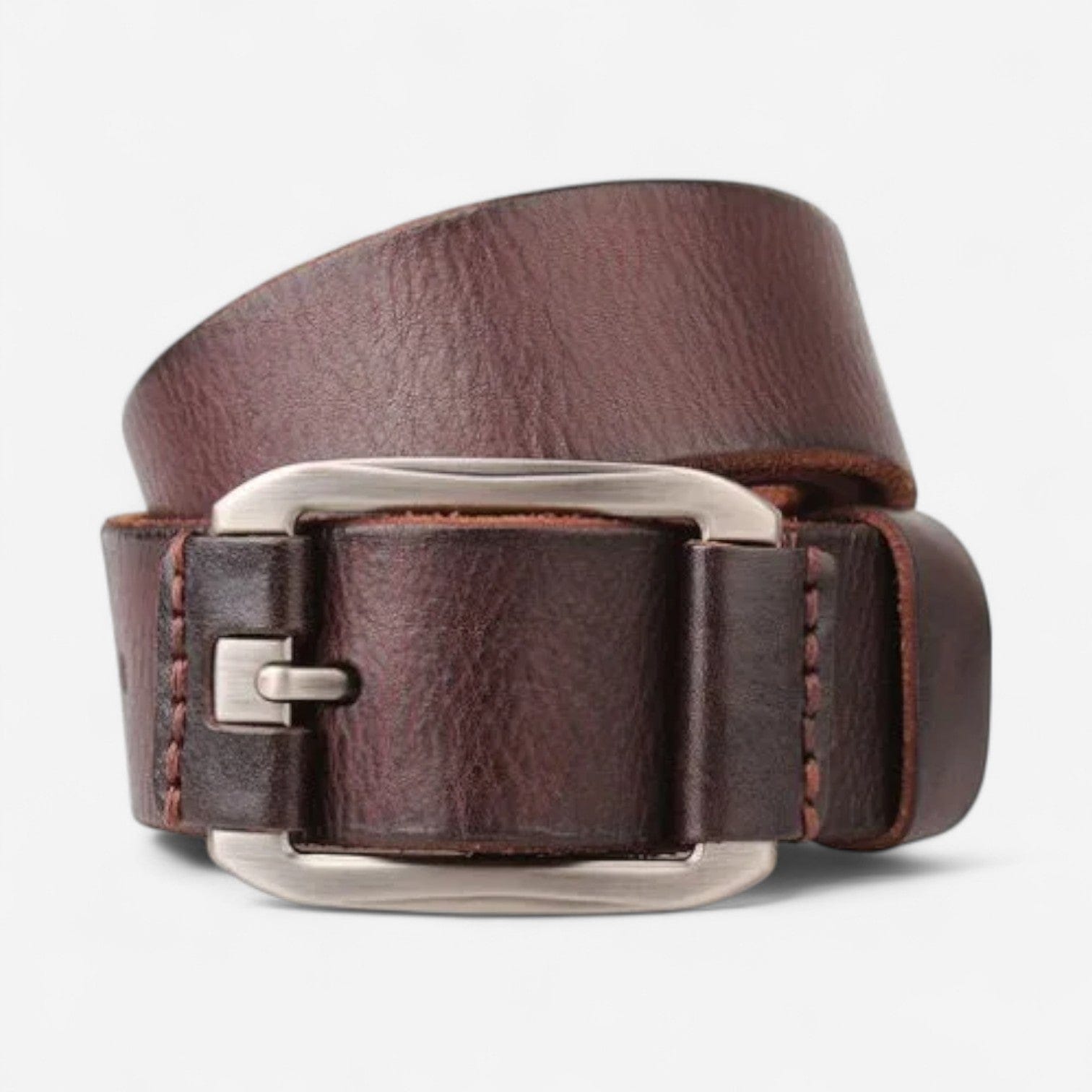 Maison de la Ceinture café / 105cm Ceinture cuir homme - Kalden