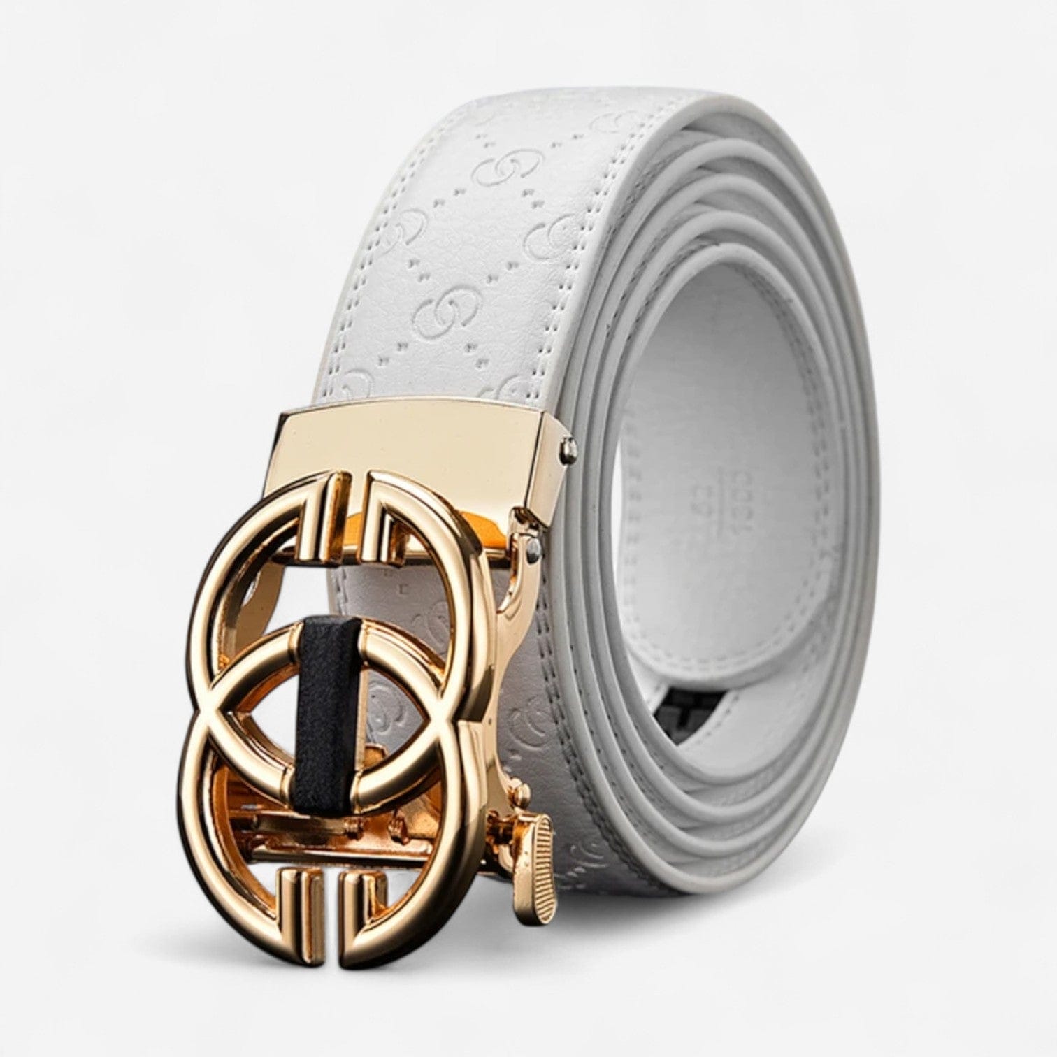 Maison de la Ceinture Blanc OR / 100cm Ceinture cuir homme – Lordan