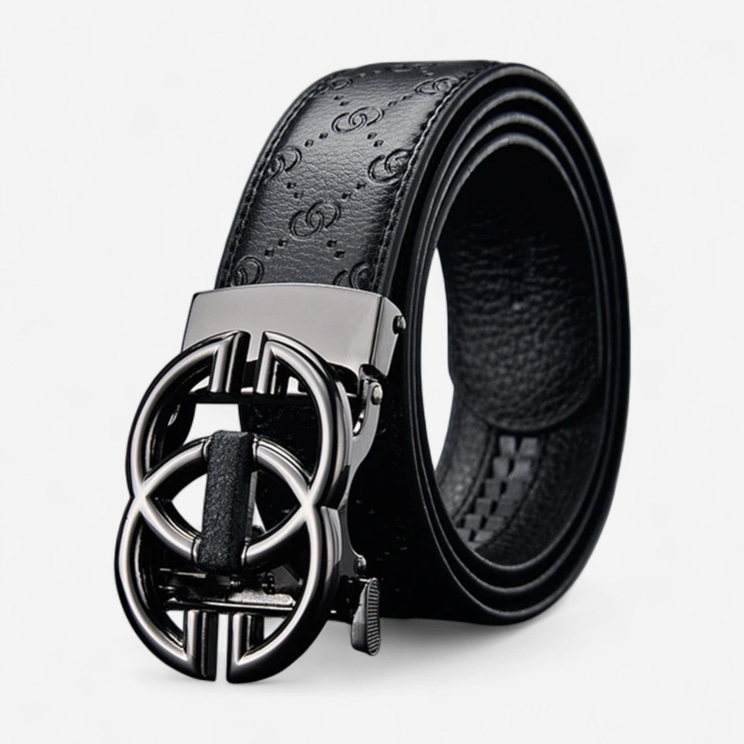 Maison de la Ceinture Noir Acier / 100cm Ceinture cuir homme – Lordan