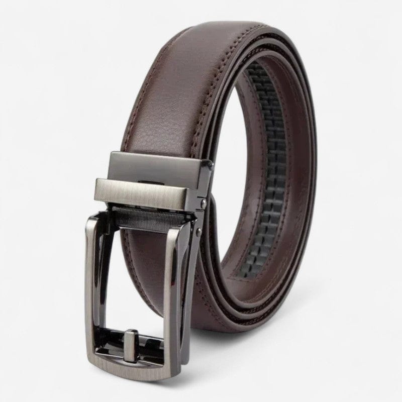 Maison de la Ceinture café / 105cm Ceinture cuir homme - Milan