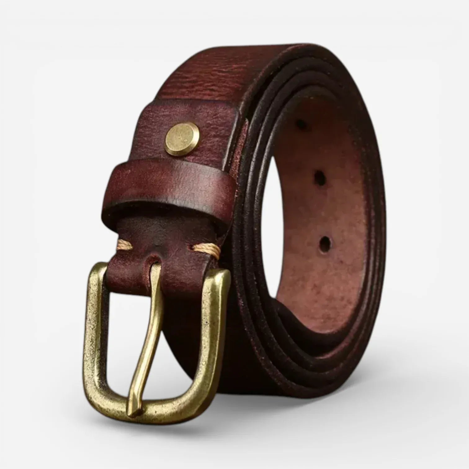 Maison de la Ceinture Marron rougeâtre / 105cm Ceinture cuir homme – Rovello