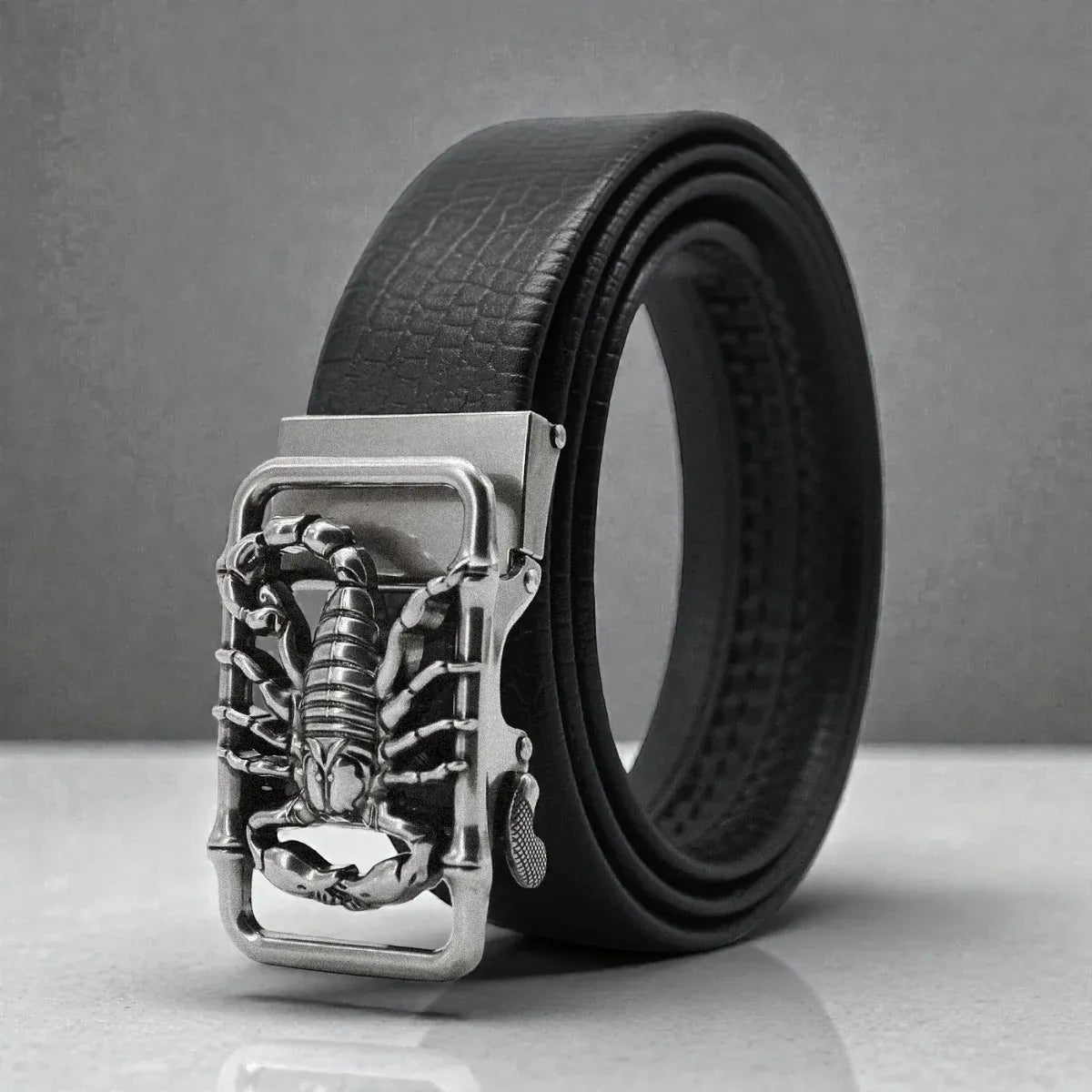 Maison de la Ceinture Argent / 105cm Ceinture cuir homme – Skorpiox