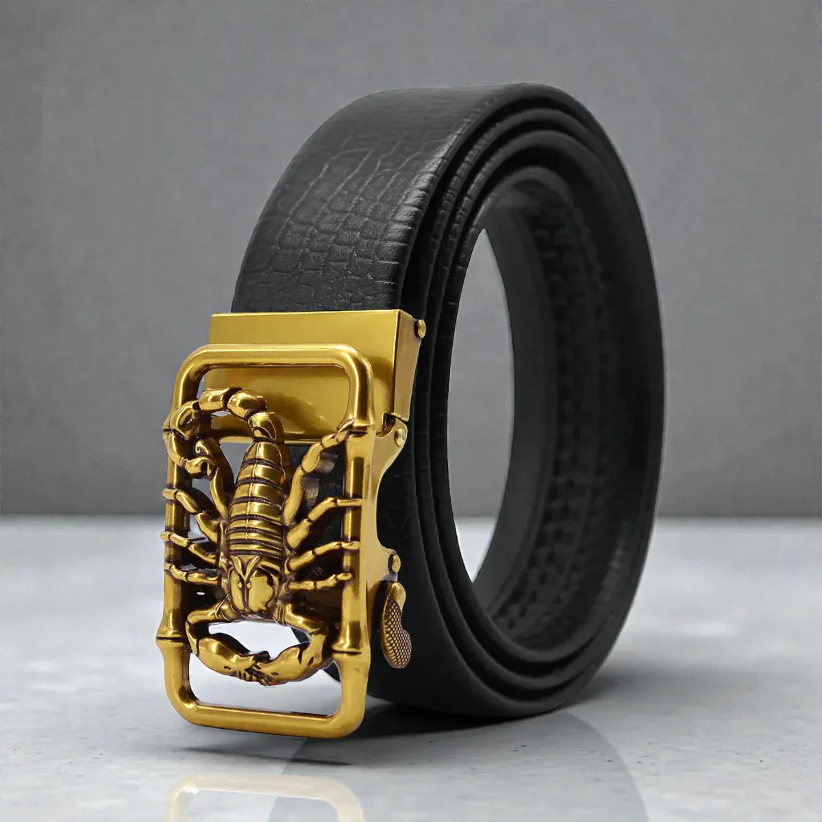 Maison de la Ceinture Or / 105cm Ceinture cuir homme – Skorpiox